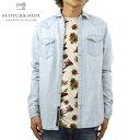 XRb`Ah\[  Vc Y K̔X SCOTCHSODA Vc EGX^Vc fjVc AMS BLAUW CLASSIC WESTERN DENIM SHIRT D 156877 0727 21411 75 BLEACHE