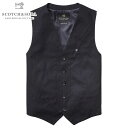 【販売期間 6/13 19:00~6/21 9:59】 スコッチアンドソーダ SCOTCH&SODA 正規販売店 メンズ ジレ Chic city gilet in different qualities 33051 58
