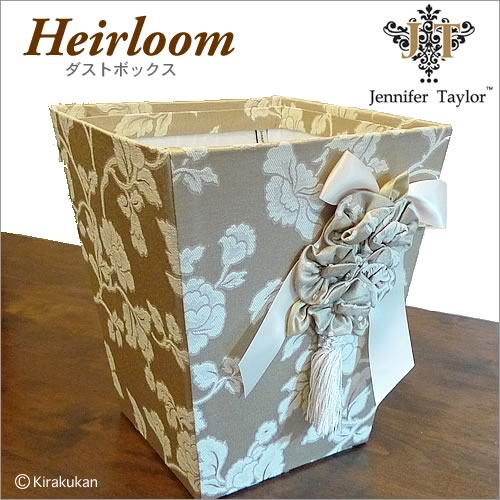 輸入雑貨：ジェニファーテイラー：Heirloom：ダストボックス「輸入家具,輸入雑貨,ヨーロッパ家具,ヨーロピアン家具,アンティーク家具,イタリア 雑貨,インテリア小物,ロココ調家具,生活雑貨,送料無料,あす楽」【銀行振込・郵便振替なら、さらに3%OFF】 mixint