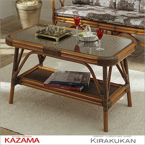 KAZAMAテーブル【AB】輸入家具 国産家具 籐家具 藤家具 ラタン モダン KAZAM…...:mixstyleinterior:10008090