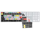 KB Covers Clearskin/for Final Cut Pro/Apple Ultra-Thin Aluminium Keyboard【FC-AK-CC】【US配列】