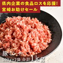 【宮崎お助けセール】宮崎県産 豚ミンチ 500g×2袋(合計1kg)送料別 精肉 豚肉 ミート 冷凍 クール便 もったいない 食品 ロス わけあり 激安 食品ロス 在庫処分 お取り寄せグルメ お取り寄せ フードロス 訳あり