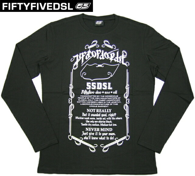 ץñץȤͿޤ路55DSLĹµåȥ55DSL(FIFTY FIVE DSL) եեƥե ǥ T-JACK T-SHIRT Ĺµ ץT BLACK(֥å)ڱ___áۡYDKG-tk