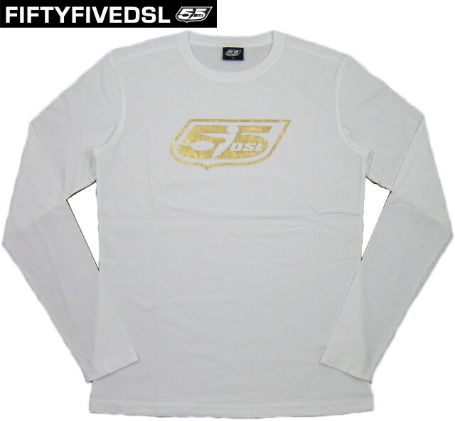 㥹ʥɥץȤݥȡޤ路55DSLĹµåȥ55DSL(FIFTY FIVE DSL) եեƥե ǥ CLASSIC-GOLD-LONG T-SHIRT ɥĹµT WHITE(ۥ磻)ڱ___áۡYDKG-tk