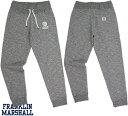 FRANKLIN&MARSHALL/フランクリン・アンド・マーシャル MEN'S PLUSH TROUSERS エンブレムロゴプリント入り、スウェットパンツ SPORT GREY MELANGE(スポーツグレーメランジ)/SKU #PFMCA390AMS16