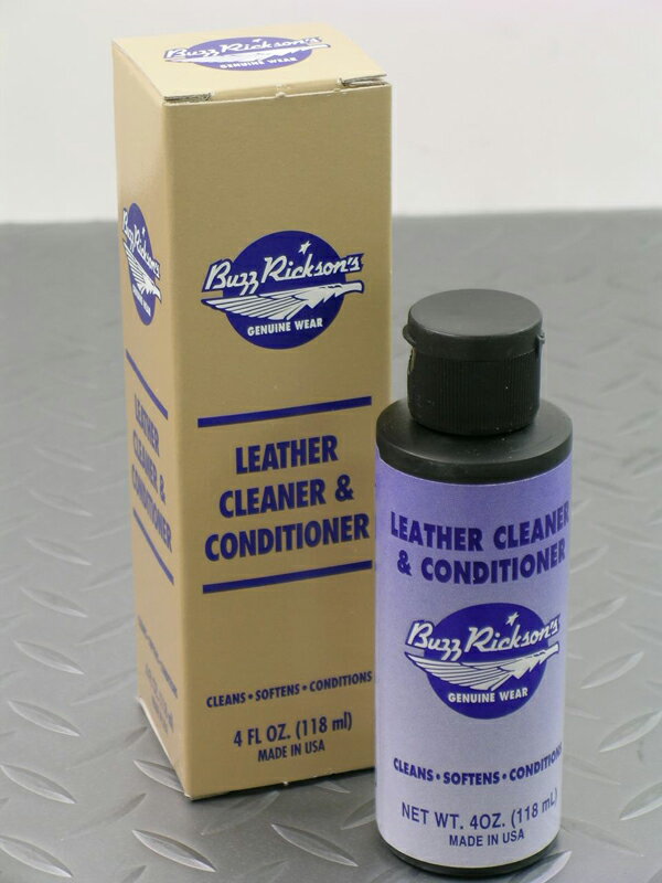 BUZZ RICKSON'S (バズリクソンズ) Leather Cleaner & Conditioner レザークリーナー＆コンディショナー汚れたレザーを甦らせ、コンディションを確実に回復★レザークリーナー＆コンディショナー