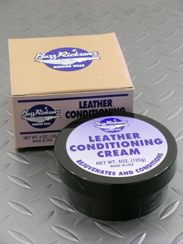 BUZZ RICKSON'S (バズリクソンズ) Leather Conditioning Cream レザーコンディショナークリーム普段の皮革のお手入れに最適★レザーコンディショニング・クリーム