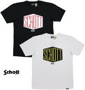Schott/ショット #3193061 S/S T-SHIRT“HEXAGON LOGO” ヘキサゴンロゴプリント入り、半袖Tシャツ/カットソー