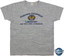 BUZZ RICKSON'S /バズリクソンズ VINTAGE SLUB T-SHIRT “PERSONAL EQUIPMENT LABORATORY” プリント入り、スラブ天竺カットソー/エアフォースマークTee H/GREY(ヘザーグレー)/BR76560