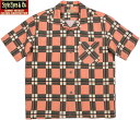 STYLE EYES/スタイルアイズ RAYON SPORT SHIRT CHECK PRINTチェックプリント、レーヨンスポーツシャツ PINK(ピンク×グレー)/SE36863