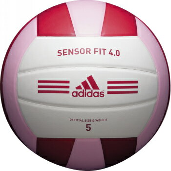 adidas（アディダス）センサーフィット4.0バレーボールAV513P(ピンク・レッド)※メーカーよりお取り寄せの商品となります練習球として最適