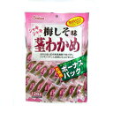 【卸価格】シャキシャキ茎わかめ 梅しそ味 ボーナスパック 126g 徳用袋茎わかめ【壮関】健康志向 食物繊維いっぱい