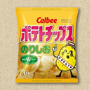 【特価】カルビー ポテトチップス のりしお味 60g 12袋入り1BOX