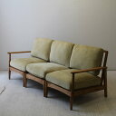 北欧家具 ダイニングソファ 無垢材 和にも洋にもマッチするデザインの3Pソファ。NRT-S-6333P 3Pサイズ