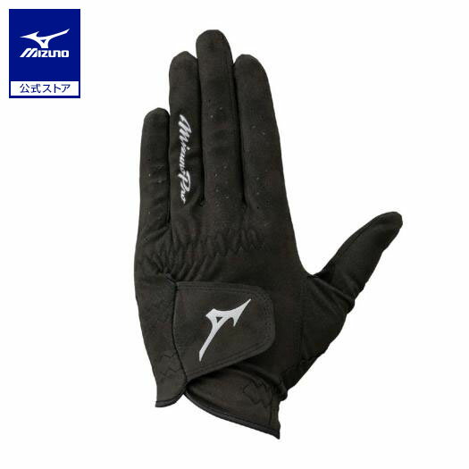 ミズノ公式 Mizuno Pro ミズノプロ 手袋/左手 ゴルフ メンズ ブラック