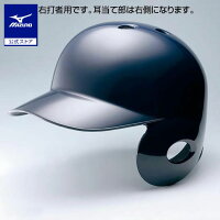 [ミズノ]軟式用ヘルメット(左打者用／野球)の画像