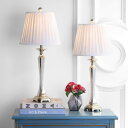 サファヴィヤ safavieh テーブルランプ サファビヤ サファヴィア Safavieh Lighting Collection Athena Silver 28-inch Table Lamp (Set of 2) 【並行輸入品】
