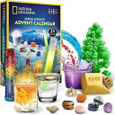 iViWIOtBbN ȊwAhxgJ [ 2022 NATIONAL GEOGRAPHIC Science Advent Calendar 2022 - Kids Advent Calendar with 24 Science Experiments, Rocks & Fossils, Storage Pouch, Christmas Countdown Calendar, Mini Gemst  sAi 
