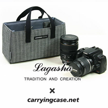 LAGASHA +Carryingcase.net オプション カメラ用インナー(M) ヘリンボーンデニムモデル（ラガシャ/キャリングケースドットネット） 【楽ギフ_包装】 【SBZcou1208】