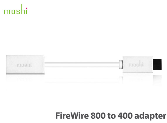 moshi FireWire 800 to 400 adapter （ショートケーブル）  【SBZcou1208】