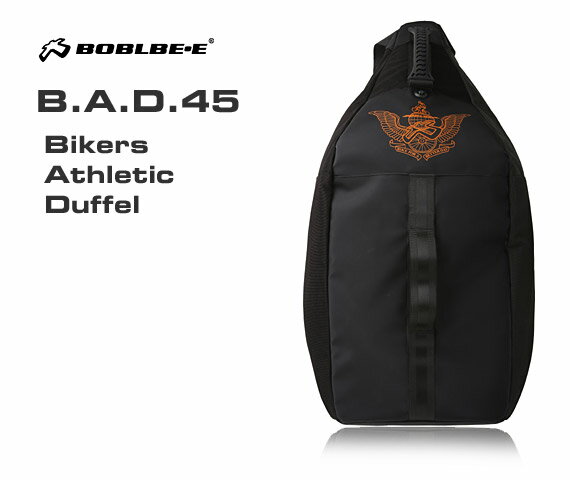 [送料無料] BOBLBE-E [ボブルビー] B.A.D. 45 Bikers Athletic Duffel Black Tarp 800071 【楽ギフ_包装】 【SBZcou1208】耐水性の高い大型のダッフルバッグ