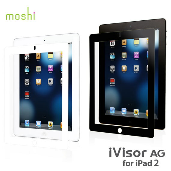 【iPad2対応 / 1枚ならメール便対応！】 moshi iVisor（モシ アイバイザー）AG for iPad2 スクリーンプロテクター 【楽ギフ_包装】 【SBZcou1208】気泡が入ることなく、簡単に取り付けが可能！
