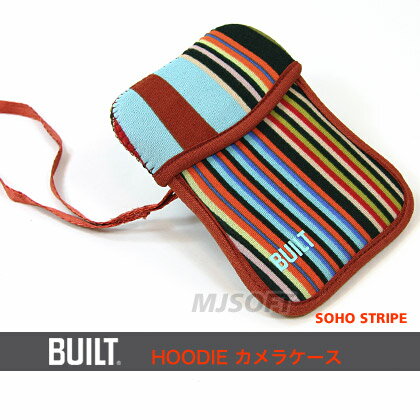 BUILT Hoodie カメラケース（SOHO STRIPE柄）