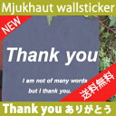 ウォールステッカー 英語英字【Thank you