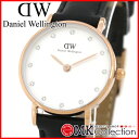 ダニエルウェリントン 時計 レディース ピンクゴールド Daniel Wellington Classy Sheffield 26mm 腕時計 レザー 0901DW