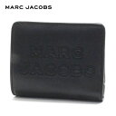 【週末セール開催中！】マークジェイコブス 二つ折り財布 レディース MARC JACOBS Wallet ブラック M0015752 001 【送料無料♪】
