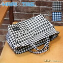 送料350円★シフレハピタス バッグインバッグ大きめなので ミニバッグとしてもOKギンガムチェック柄 HAPI+TAS HAP7026