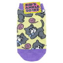 CAT BALL 子供用靴下 キッズアンクルソックス ねこ ボール遊び オクタニコーポレーション 13-18cm かわいい ファッション雑貨グッズ メール便可