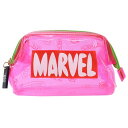 がまぐち 型 クリア ペンポーチ KAWAIIシリーズ MARVEL 筆箱 マーベル デルフィーノ ペンケース ティーンズ ジュニア マシュマロポップ 50%OFF