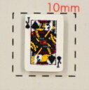【トランプネイルシール】カード（2）スペードJ1シート12枚入