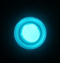 《夜の暗闇で光るグロウネイル》ナチュラルパウダー(1)ブルー 5g　グローネイル