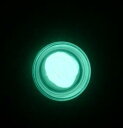 《夜の暗闇で光るグロウネイル》ナチュラルパウダー(2)グリーン5g　グローネイル