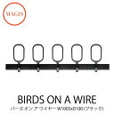 コートハンガー Birds On a Wire バーズ オン ワイヤー 5フック ブラック W1005xD100 AC234 Barber Osgerby バーバー・オズガビーmmisオススメ