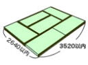 畳入替え 天然畳表 標準畳 縁付き 国産糸引き(JAS2等同等品)6帖間 一帖物×6枚