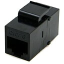CYブラックカラーUTP cat6 Keystoneカプラrj45メスtoメスUTP cat6 Keystoneインラインカプラ