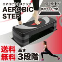 クーポンで最大1200円OFF★【送料無料】RIORES エアロビクス ステップ 高さ3段階調整