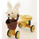 【代引・送料無料】木のおもちゃjun-collection 乗用玩具 アニマルバイク ウサギ【お誕生日】1歳：女