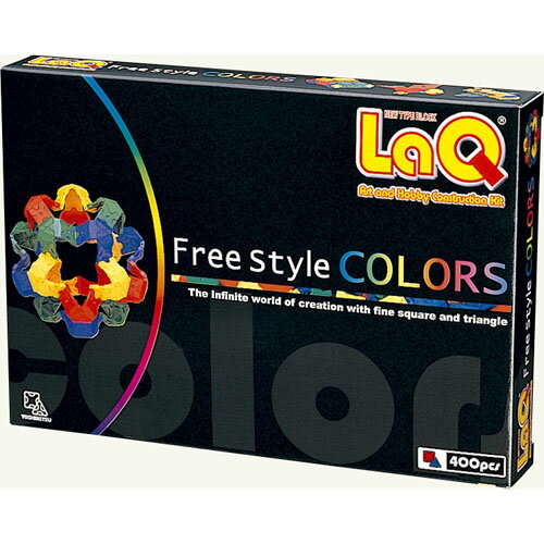 遊び自在のフリースタイルシリーズ！【ブロック】LaQ（ラキュー）／ヨシリツ　colors（カラーズ）400pcs【10P11May09】