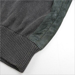 LOUISVUITTON(ルイヴィトン)スウェードレザーデザインクルーネックニットパープルS【中古】