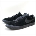 BLACK COMME des GARCONS ブラック コムデギャルソン ×NIKE BLAZER LOW スニーカー ブラック 28cm【中古】