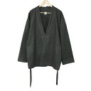 GREI. グレイ ノーカラーデザインコットンジャケット ブラック 3【中古】