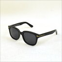 TOM FORD トムフォード TF211 01A サングラス ブラック 53□23 145【中古】