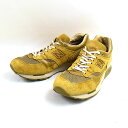 NEW BALANCE ニューバランス ×nonnative CM1500 スエードローカットスニーカー イエロー 27.5cm【中古】