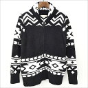 BAREFOOT DREAMS for RHC Ron Herman ベアフットドリームス for ロンハーマン 16AW RHC大阪限定 ネイティブパイルカーディガン ブラック S【中古】