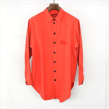 69 sixty nine シックスティーナイン 16AW Steve Shirt カラーデニムシャツ レッド M【中古】