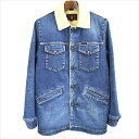 HYSTERIC GLAMOUR ヒステリックグラマー 14AW ボアデニムランチジャケット インディゴ S【中古】